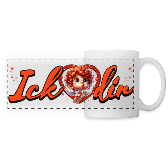 ICK ❤️DIR-Panoramatasse - Weiß