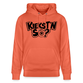Berlin Hoodie-Unisex Bio-Hoodie-KIEKSTN SO? - Hellrot