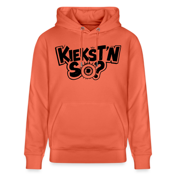 Berlin Hoodie-Unisex Bio-Hoodie-KIEKSTN SO? - Hellrot