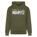 MUMPITZ-Unisex Bio-Hoodie-dunkel - Khaki Grün