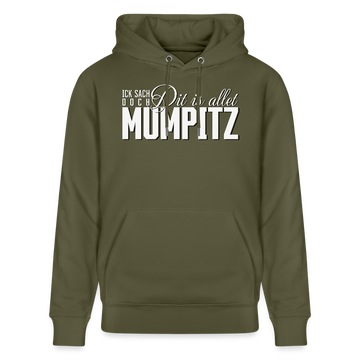 MUMPITZ-Unisex Bio-Hoodie-dunkel - Khaki Grün