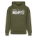 MUMPITZ-Unisex Bio-Hoodie-dunkel - Khaki Grün