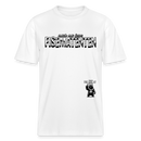 FISEMATENTEN-Relaxed Fit Unisex Bio-T-Shirt - Weiß