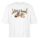 LATSCH UND BOMMEL - Frauen Boxy Bio-T-Shirt - Weiß