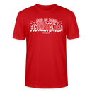 Berliner Spruch-FISIMATENTEN-Unisex Bio T-Shirt - Rot