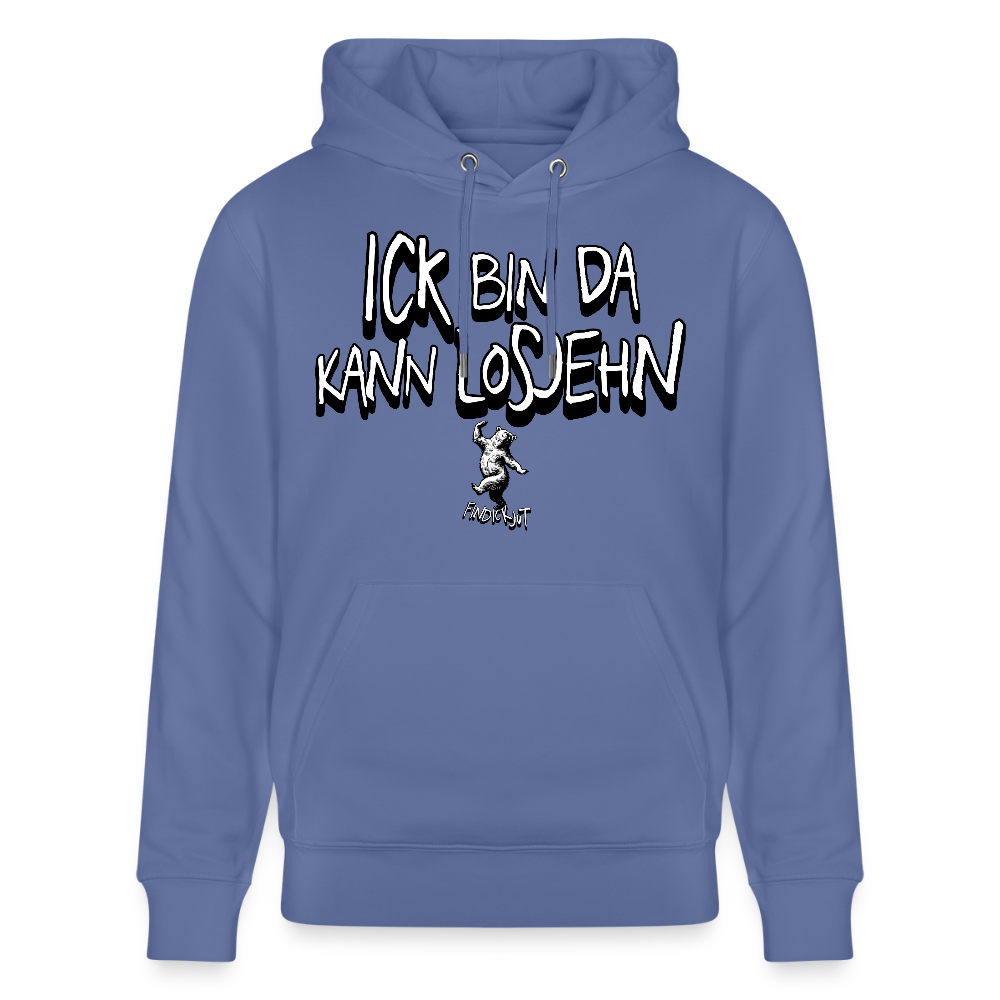 ICK BIN DA-Unisex Bio-Hoodie - Blau