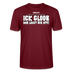 ICK GLOOB MIR LAUST DER AFFE-Unisex T-Shirt BIO II - Burgunderrot