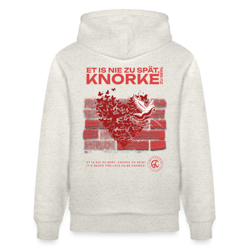 SEI KNORKE - Unisex Bio-Hoodie - Beige meliert