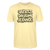 Berliner Spruch-VAFATZ DA VOM JELÄNDE-Unisex T-Shirt BIO - Creme