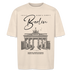 BERLIN-Unisex Oversize Bio-T-Shirt - Naturweiß