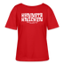 Berliner Spruch-KANNSTE KNICKEN-Rundhals Frauen Bio-T-Shirt - Rot