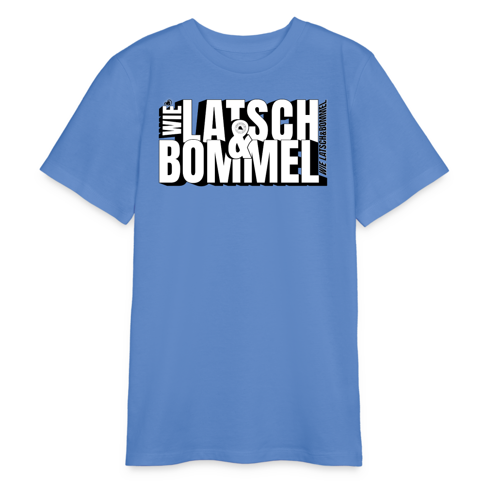 WIE LATSCH UND BOMMEL - Bio Teenager T-Shirt - Blau