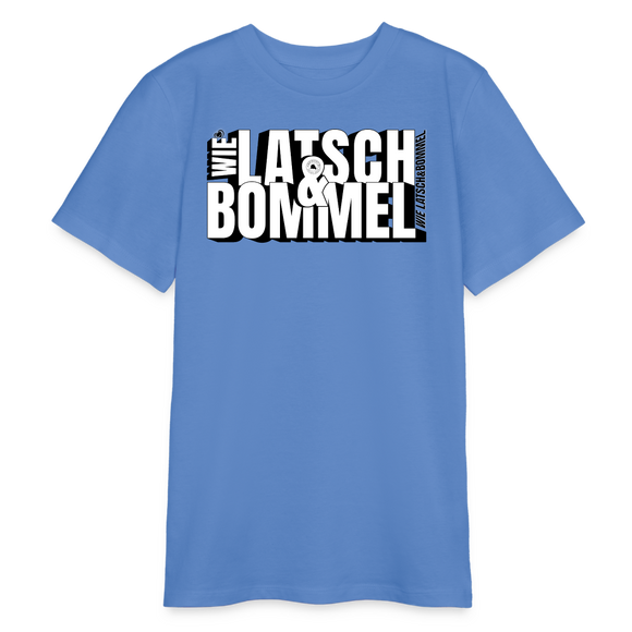 WIE LATSCH UND BOMMEL - Bio Teenager T-Shirt - Blau