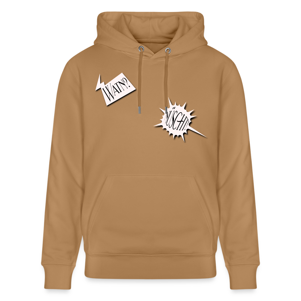 WATN? NÜSCHT!-Unisex Bio-Hoodie - Karamell 