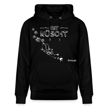 Weihnachten in Berlin 25-JIBT NÜSCHT-Unisex Bio-Hoodie - Schwarz