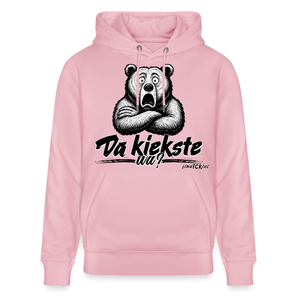 Da kiekste, wa?-Unisex Bio-Hoodie - Hellrosa