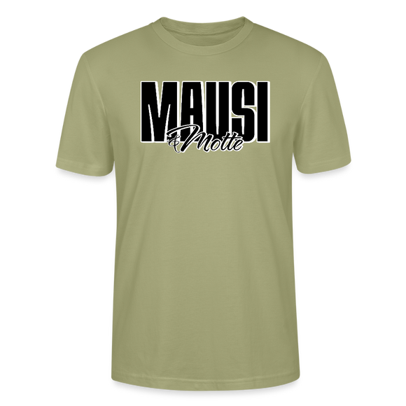 MAUSI UND MOTTE-Unisex T-Shirt Bio - Nebelgrün