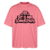 Berliner Bär-DIT IS MIR SCHNURZPIEPE-Oversized Unisex Bio T-Shirt - Pink 