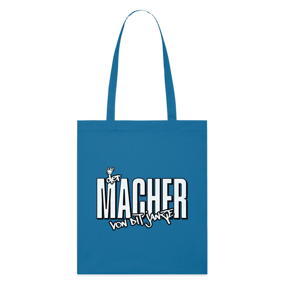 DER MACHER VON DIT JANZE - Bio-Stoffbeutel - Königsblau