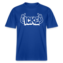 ICKE- RELAXED FIT Unisex Organic T-Shirt mit echt Berliner Schnauze - Dunkelblau