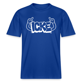 ICKE- RELAXED FIT Unisex Organic T-Shirt mit echt Berliner Schnauze - Dunkelblau