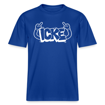 ICKE- RELAXED FIT Unisex Organic T-Shirt mit echt Berliner Schnauze - Dunkelblau