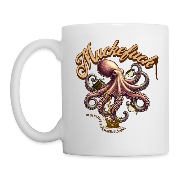 MUCKEFUCK - Die Tasse mit (N)OSTALGIE - Weiß