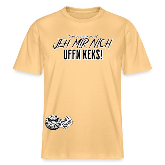 JEH MIR NICH UFFN KEKS!-Relaxed Fit Unisex Bio-T-Shirt - Hellgelb