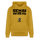 ICK MACH WAT ICK WILL-Unisex Bio-Hoodie II - Ocker