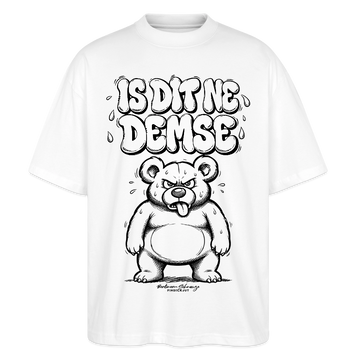 Berlin Shirt-IS DIT NE DEMSE-Oversized Unisex Bio T-Shirt-Sommer in Berlin - Weiß
