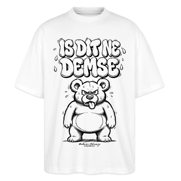 Berlin Shirt-IS DIT NE DEMSE-Oversized Unisex Bio T-Shirt-Sommer in Berlin - Weiß
