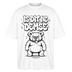 Berlin Shirt-IS DIT NE DEMSE-Oversized Unisex Bio T-Shirt-Sommer in Berlin - Weiß