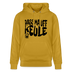 PASS MA UFF KEULE - Unisex Bio-Hoodie - Ocker