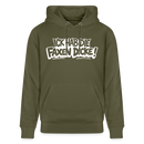 ICK HAB DIE FAXEN DICKE-Unisex Bio-Hoodie mit Berliner Schnauze - Khaki Grün