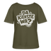 DA KIEKSTE WA?-Rundhals Frauen Bio-T-Shirt mit Berliner Schnauze - Khaki