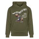 WAT KIEKSTN SO?-Unisex Bio-Hoodie II - Khaki Grün