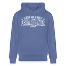 Berliner Spruch-FISIMATENTEN-Unisex Bio-Hoodie II - Blau