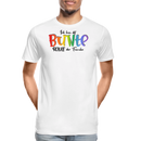 LIEBE IS BUNT-Männer Premium Bio T-Shirt - Weiß
