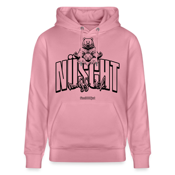 NÜSCHT MUSS ICK 2025-Unisex Bio-Hoodie mit Berliner Schnauze - Lila Traum