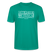 Berliner Spruch-ICK WUNDER MIR-Unisex T-Shirt BIO - Blaugrün