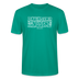 Berliner Spruch-ICK WUNDER MIR-Unisex T-Shirt BIO - Blaugrün