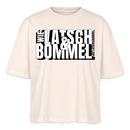 WIE LATSCH UND BOMMEL - Frauen Boxy Bio-T-Shirt - Naturweiß