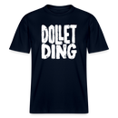 DOLLET DING- RELAXED FIT Unisex Organic T-Shirt - Navy