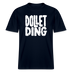 DOLLET DING- RELAXED FIT Unisex Organic T-Shirt - Navy