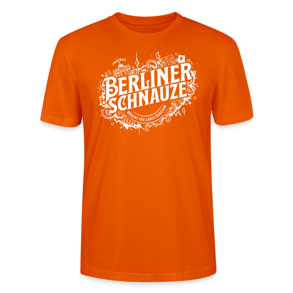 BERLINER SCHNAUZE-Unisex T-Shirt BIO - Tieforange