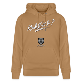 KIEKST'N SO?-Unisex Bio-Hoodie II - Karamell 