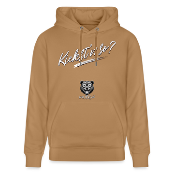 KIEKST'N SO?-Unisex Bio-Hoodie II - Karamell 