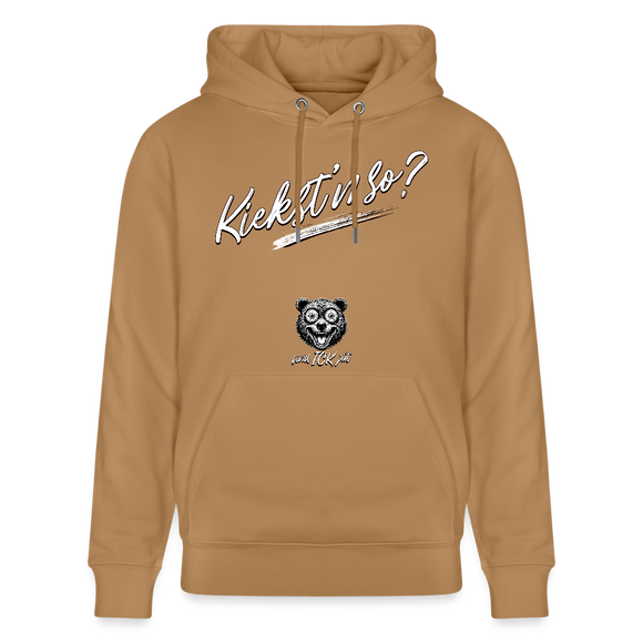 KIEKST'N SO?-Unisex Bio-Hoodie II - Karamell 
