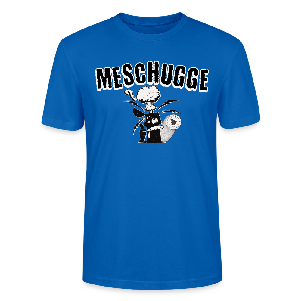 MESCHUGGE - Unisex BIO T-Shirt - Pfauenblau