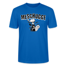 MESCHUGGE - Unisex BIO T-Shirt - Pfauenblau